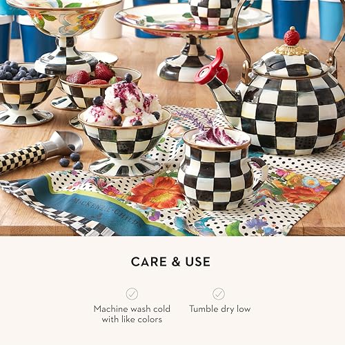 Cotton Dish Towel (White Flower Market / 1-Pack)