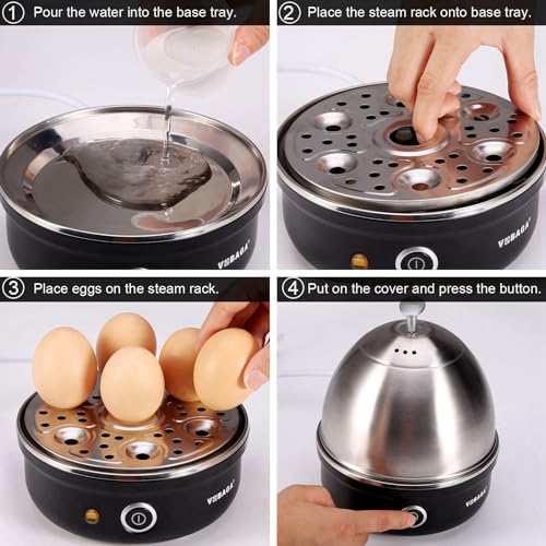 Electric Egg Cooker (Black)
