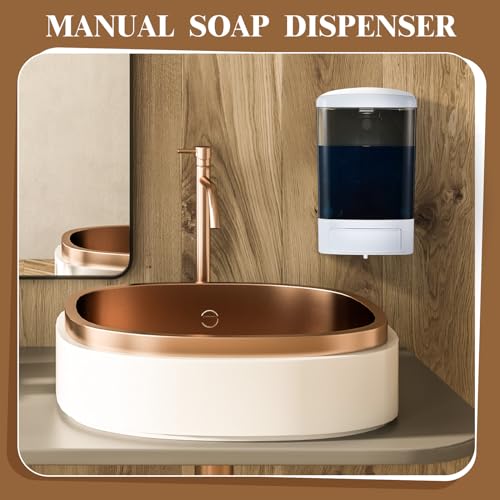 4 Pcs Wall Mounted Soap Dispenser (4 Count)