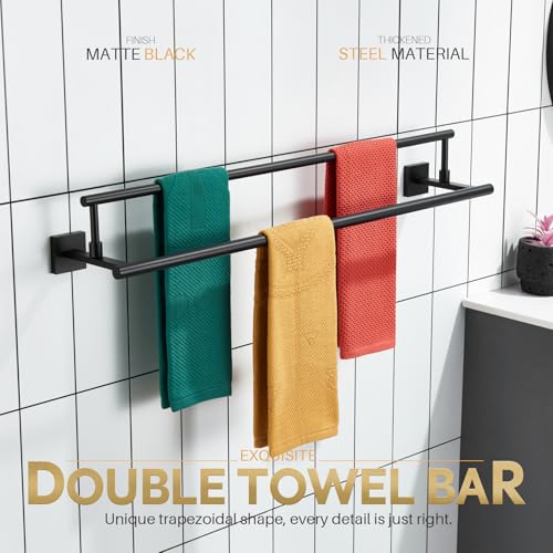 Bathroom Towel Bars 32 (Matte Black / 32-Inch)