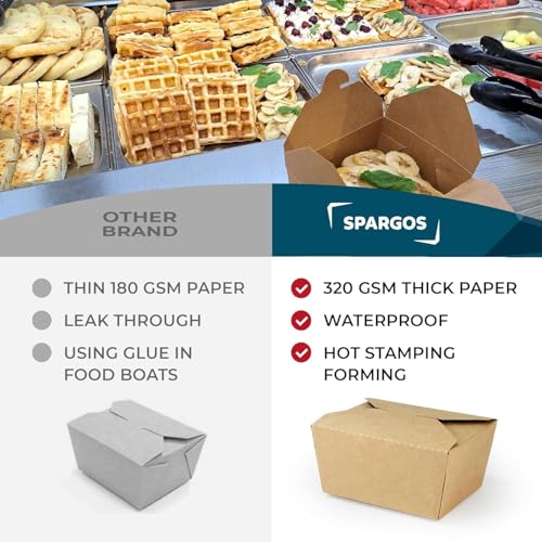 Takeout Storage Containers (Kraft 30oz 70pack)