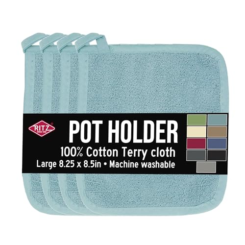 Terry Potholder & Hot Pad (4 Count)
