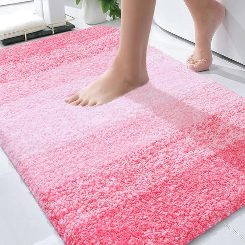 Bathroom Rugs Mat 36x24 (36" X 24" / Pink)