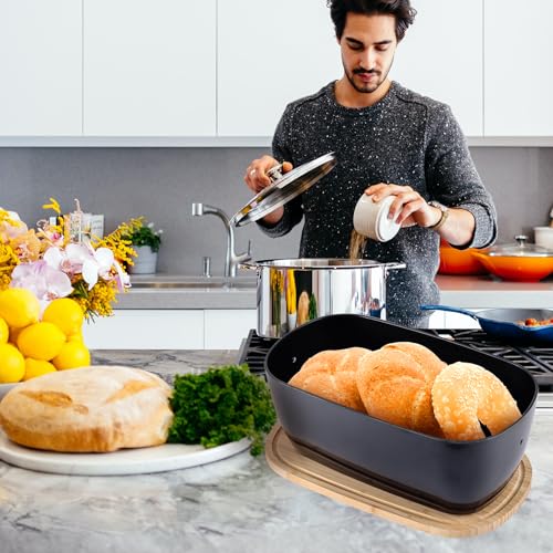 Bread Box for Kitchen Countertop