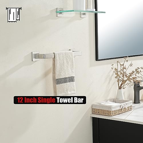 Brushed Towel Bar (14.41 Inch / Brushed Steel)