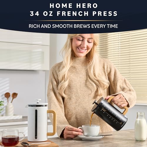 French Press Coffee Maker (Black)