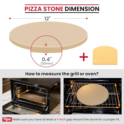 Round Pizza Stone 12 Inch