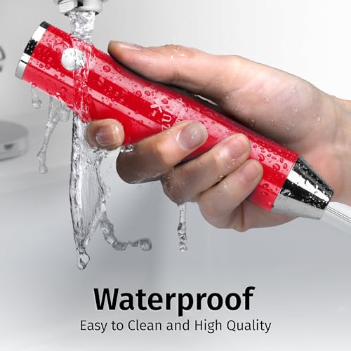 Rechargeable Milk Frother Handheld (Lux Cardinal Red / Rechargeable Z1 Motor Max)