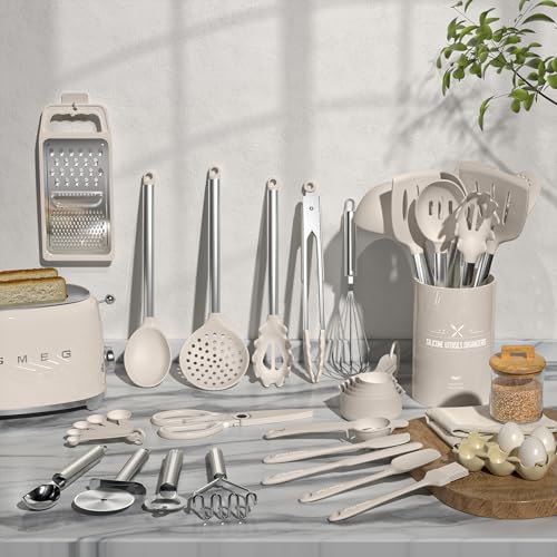 Kitchen Utensils Set (Khaki)