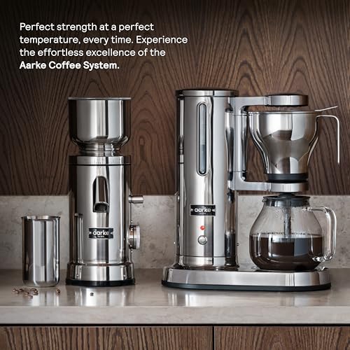 Drip Coffee Maker & Grinder Bundle (Stainless Steel w/ Coffee Grinder)