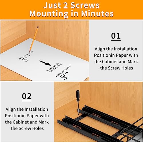 Pull Out Spice Rack Organizer for Cabinet