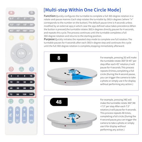 23.6In Remote Large Motorized electric turntable Rotating platform Photography Turntable Motorized lazy susan Base giratoria para for Photography