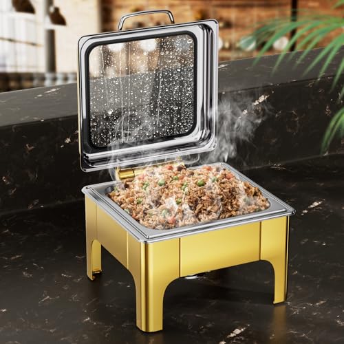 Chafing Dishes for Buffet (Golden)