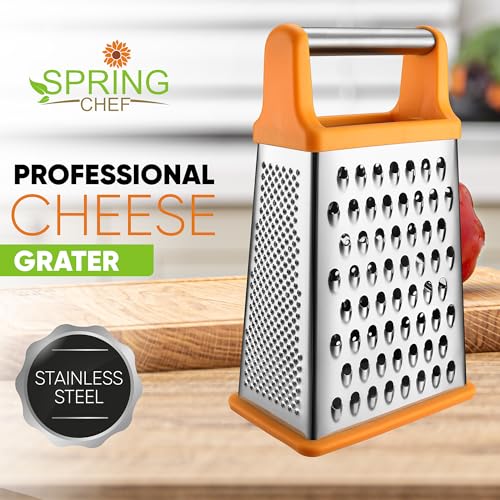 Stainless Steel XL Cheese Grater for Kitchen