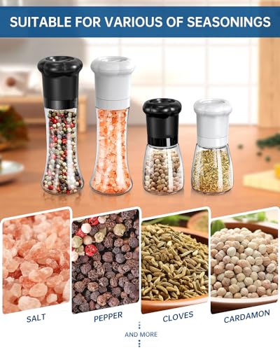 Manual Pepper Grinder (Tall - Black)