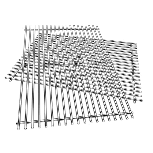 9MM 18 7 8" Stainless Steel Genesis 2 Grill Grates for Weber Genesis ii E (18.75" Genesis ii 300)