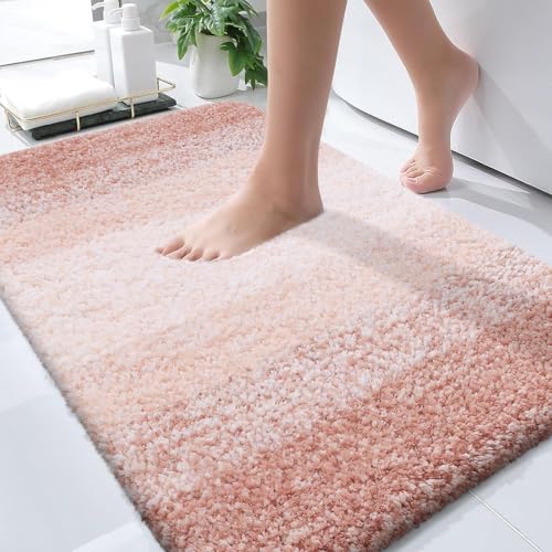 Small Bathroom Rugs 35x16 (35" X 16" / Peach)