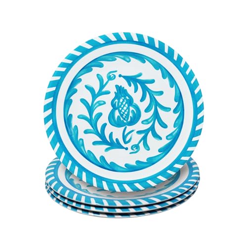 Luxury Melamine 18 Piece Dinnerwear Set (Sicily Teal)