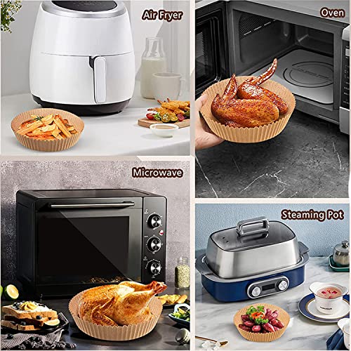 150PCS 7.9inch Round Air Fryer Liners Disposable Baking Parchment Liner for Air Fryer 5 to 8Qt (7.9inch / Round-150PCS)