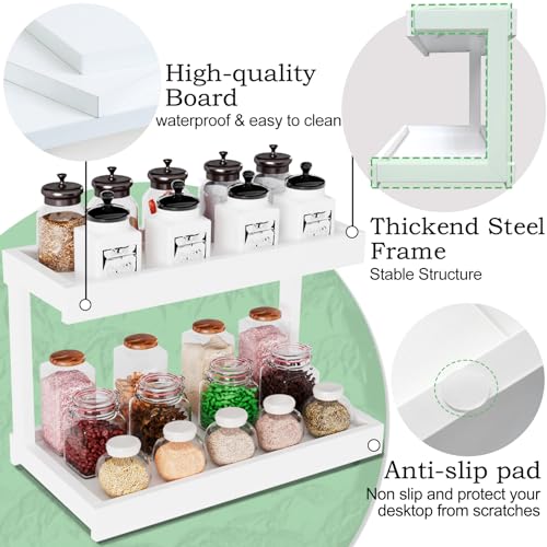 Counter Shelf Organizer (White / Medium)