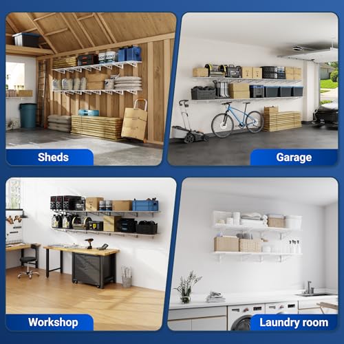 2 Pack 2x4ft 24 (2 pack-2x4 ft / White)