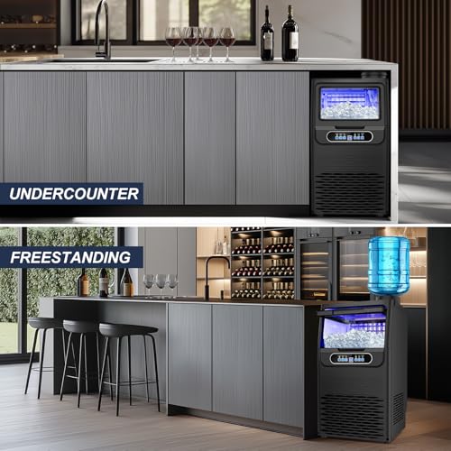 Under Counter Ice Maker Machine (Stainless Steel)