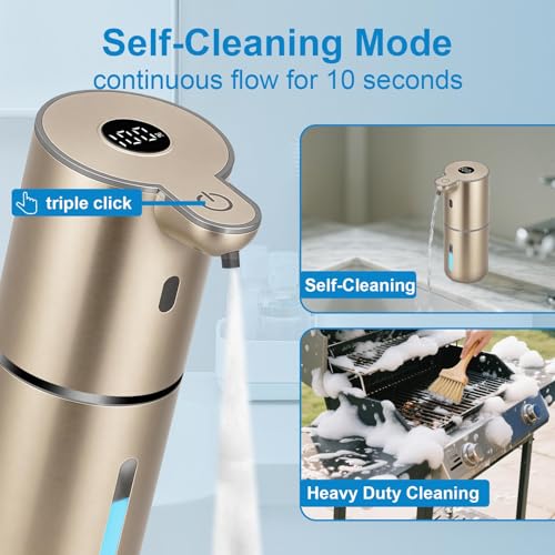 Automatic Foaming Soap Dispenser Touchless (Gold / Foam)