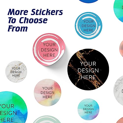 Custom Vinyl Stickers Your Image (100 Count)