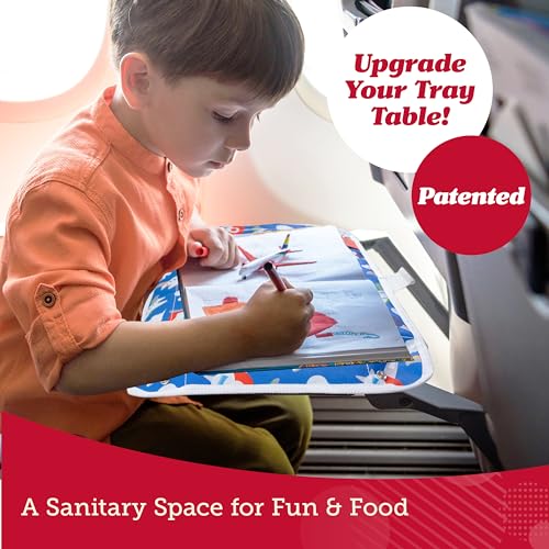 Kids Airplane Tray Table Cover (Dinos)