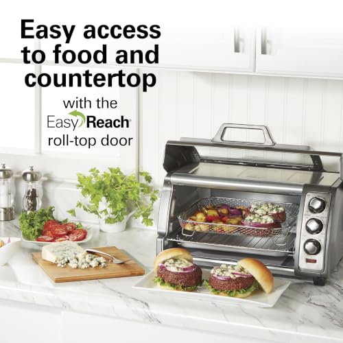 Easy Reach 6 Slice Countertop Air Fryer Toaster Oven Combo