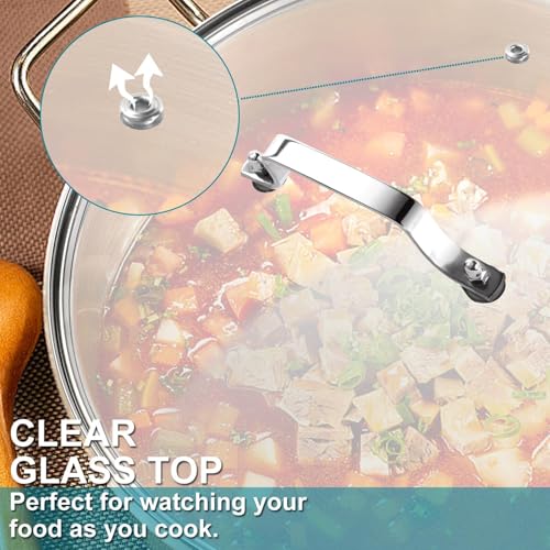 10 Inch Glass Lid for Lodge Cast Iron Skillet (10 In)