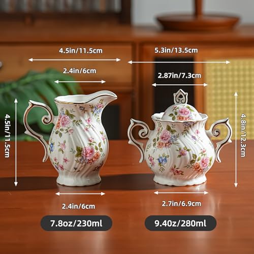 Sugar and Creamer Set Ceramic