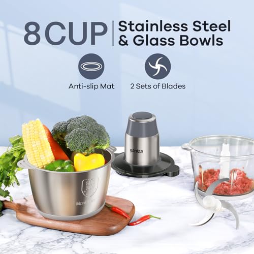 Food Processors with 2 Bowls