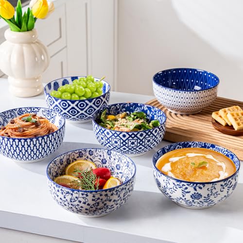 23 Oz Ceramic Soup Bowls Set of 6 (6 Count)