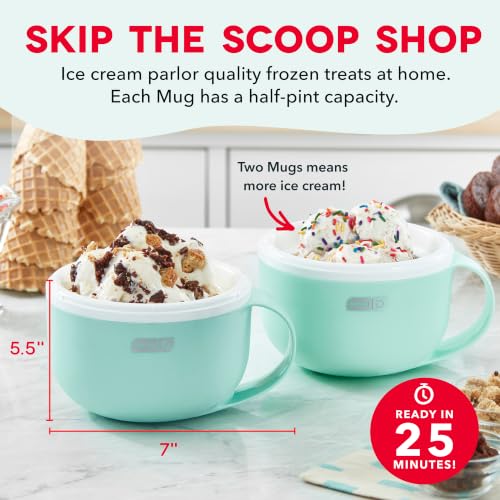 My Mug Ice Cream Maker Bundle (Aqua / 2 Bowls)