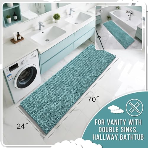 Bathroom Runner Rug 70x24 Inch (11.6667 Sq Ft)