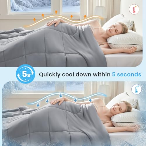 Cooling Comforter King Size (Cool Gray / Cooling King（90*108）)