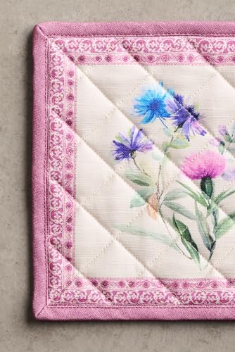 Pot Holders 100% Cotton Potholders (038 - Chardon / 8" x 8" (Pot Holder Pack of 1))