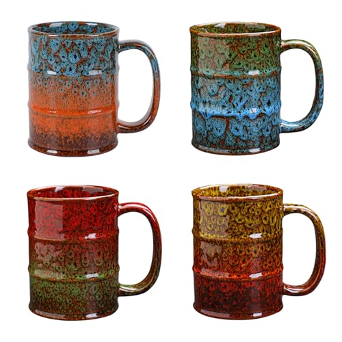 Coffee Mug 20 Oz Coffee Cups Ceramic Tea Cup Large Coffee Mug for Office and Home (Multicolour)