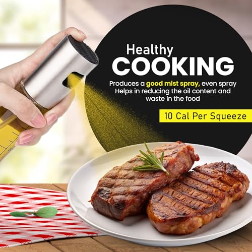 Oil Sprayer for Cooking (One Bottle Set)