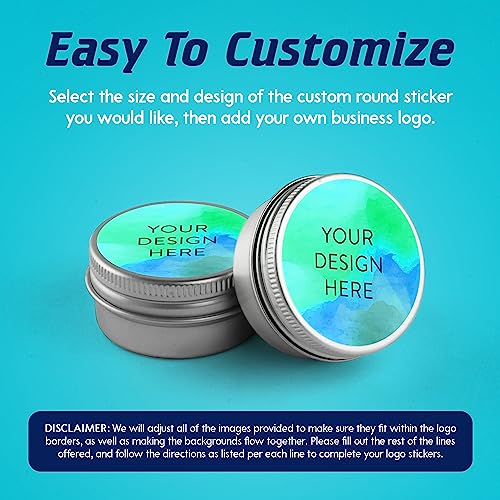 100 Custom Vinyl Stickers (100 Count)