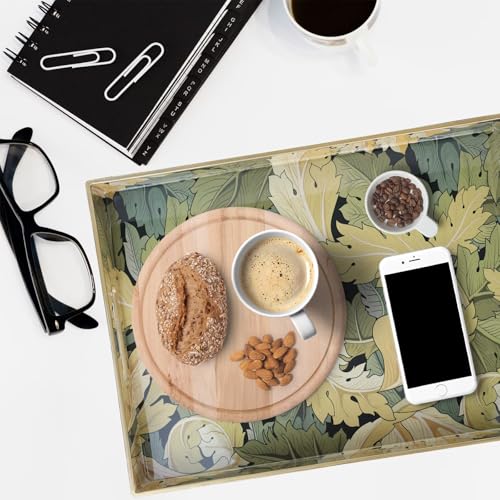 Plastic Serving Tray with Handles for Coffee Table (Multi G)