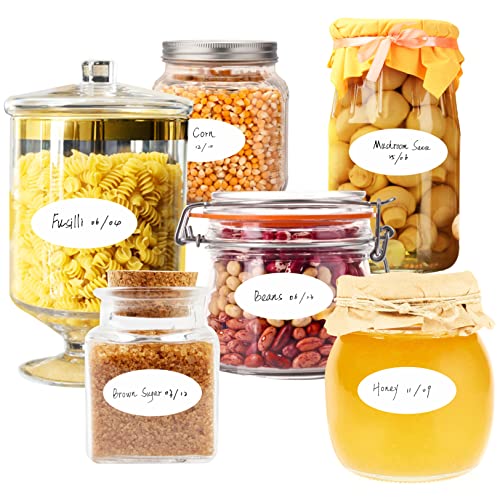 500 Removable Freezer Pantry Labels (500 Count)