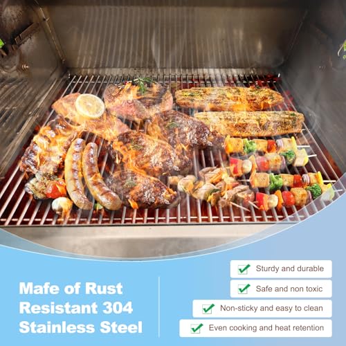 18 7 8" SUS304 9MM Cooking Grates for Weber Genesis II E210 Grill Grates for Weber Genesis II E