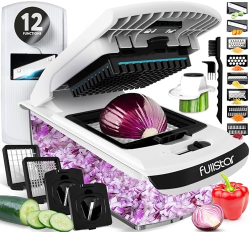 Pro Original Vegetable Chopper & Mandoline Slicer Kitchen Gadget (White / All-in-1)