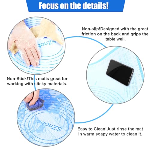 Silicone Pastry Mat 36x24 Inch Extra Large Baking Mat
