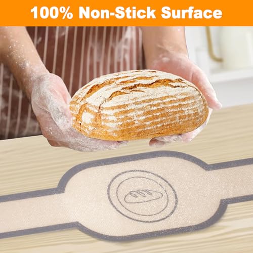 Silicone Bread Sling for Dutch Oven 2 Pcs (2 PCS Oval+Round)