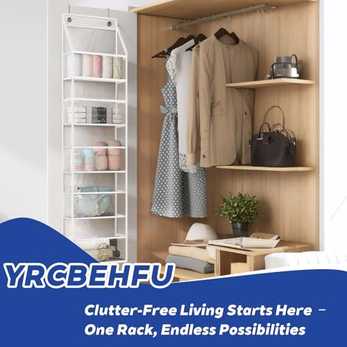 2 Packs Over The Door Organizer (Grey)