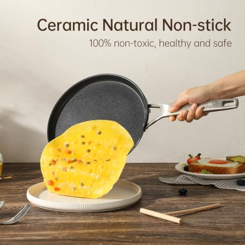 8 Inch Nonstick Crepe Pan with Spreader (8 INCH)
