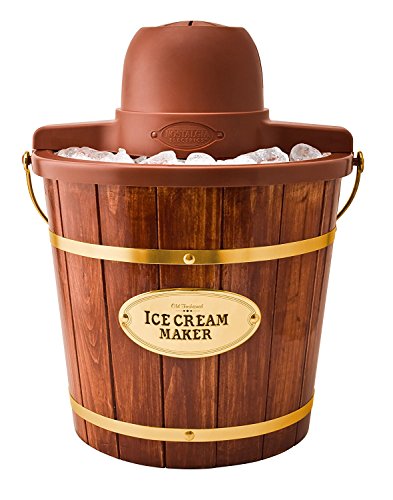 Electric Ice Cream Maker (4 Qt / Dark Wood Original)